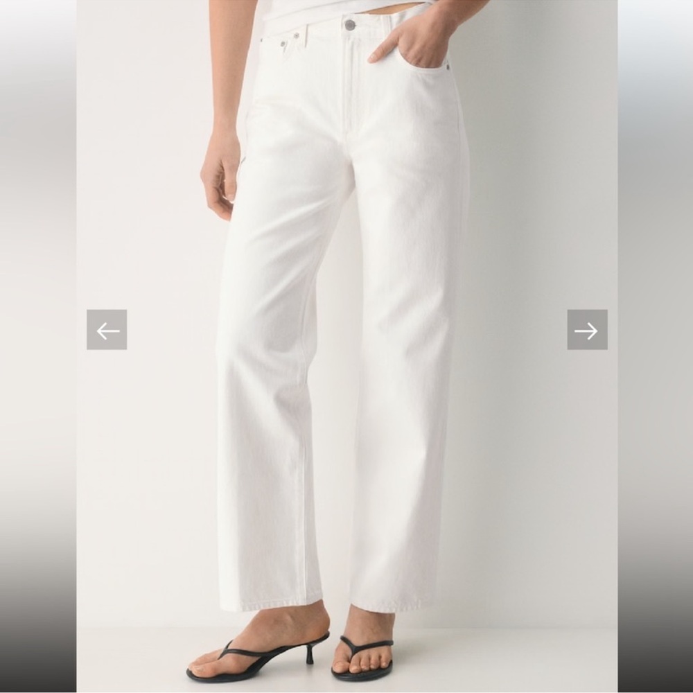 Denim Forum The Farrah Hi-Rise Wide Jean - Picture 4 of 6